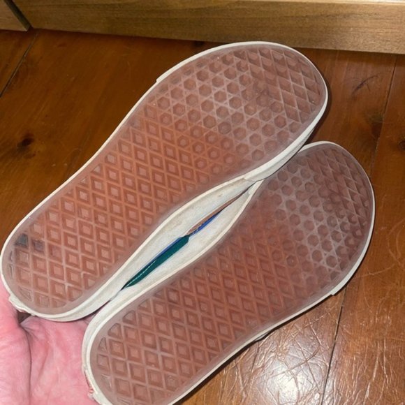 Vans Era Pride Patchwork Glitter Low Top Canvas Leather Sneakers Running Shoes - Picture 6 of 9